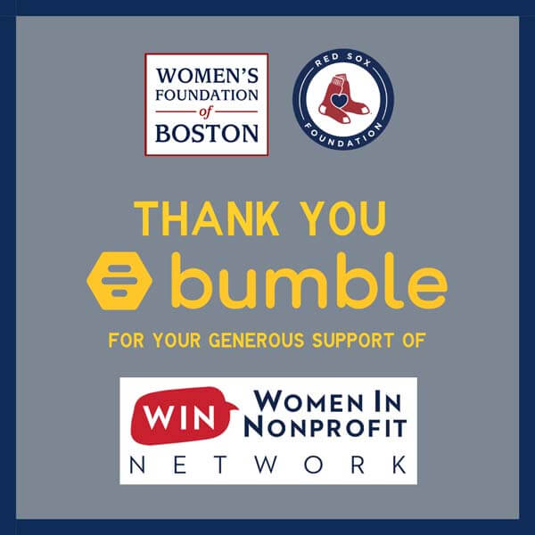 Thank you Bumble for sponsoring the Women in Nonprofit Network