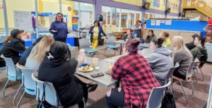 Women’s Money Matters participants attending a workshop.