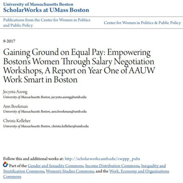 Salary Negotiation Workshop Report